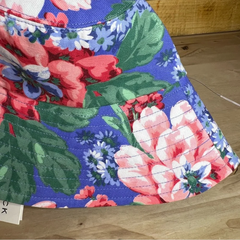 Janie and Jack Floral Sun Bucket Hat 2-3yrs NWT